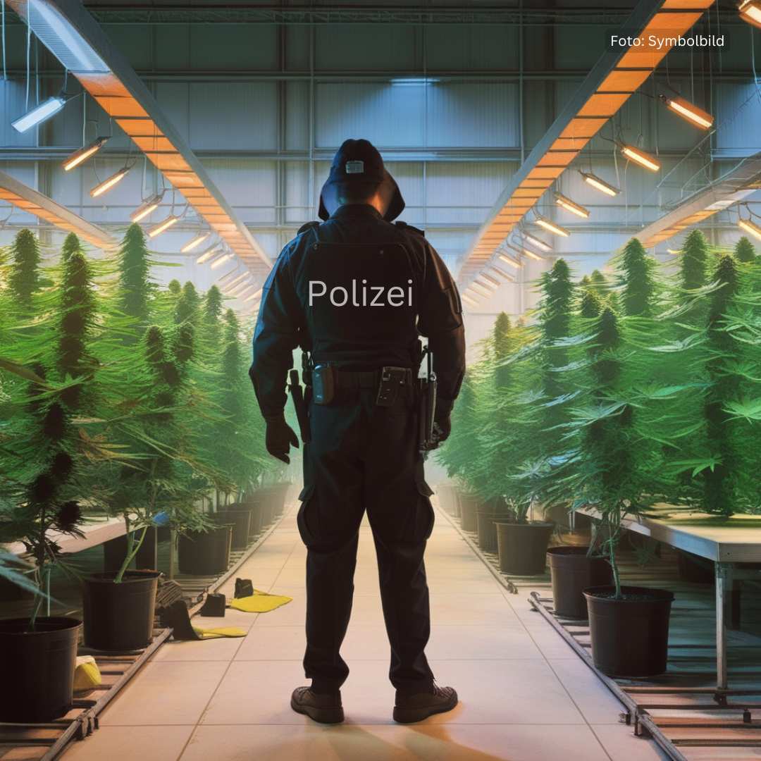 Großangelegte Cannabis-Plantage in Fürther Landkreis entdeckt: Polizei stellt mehrere Hundert Pflanzen sicher