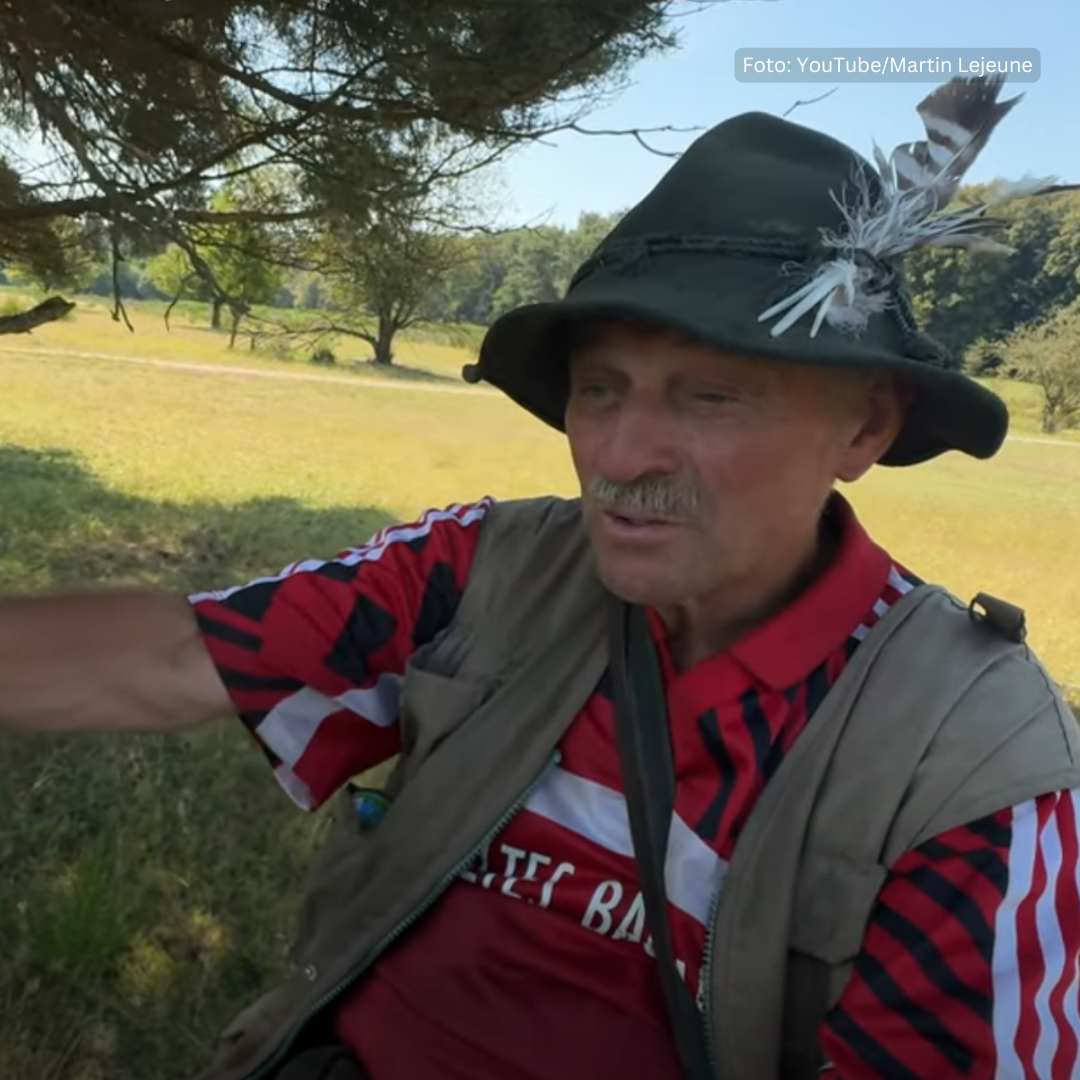 Schäfer Karl-Ludwig Schwarz mit seiner Herde im Naturschutzgebiet Hainberg bei Nürnberg – ein Beruf zwischen Tradition und Moderne.